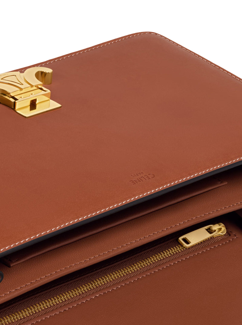 MEDIUM TRIOMPHE FOLIO BAG IN CALFSKIN
