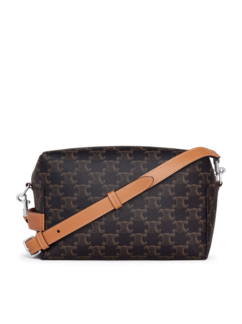 TAKE AWAY CROSSBODY BAG IN TRIOMPHE CANVAS AND CALFSKIN