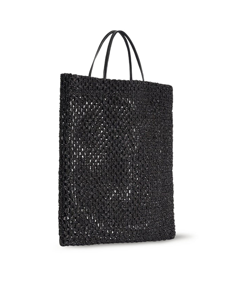 MINI BARN RAFFIA TOTE BAG