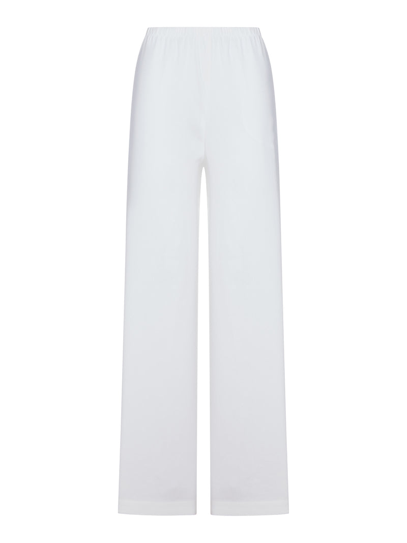 DESTINY TROUSERS IN LINEN BLEND CANVAS