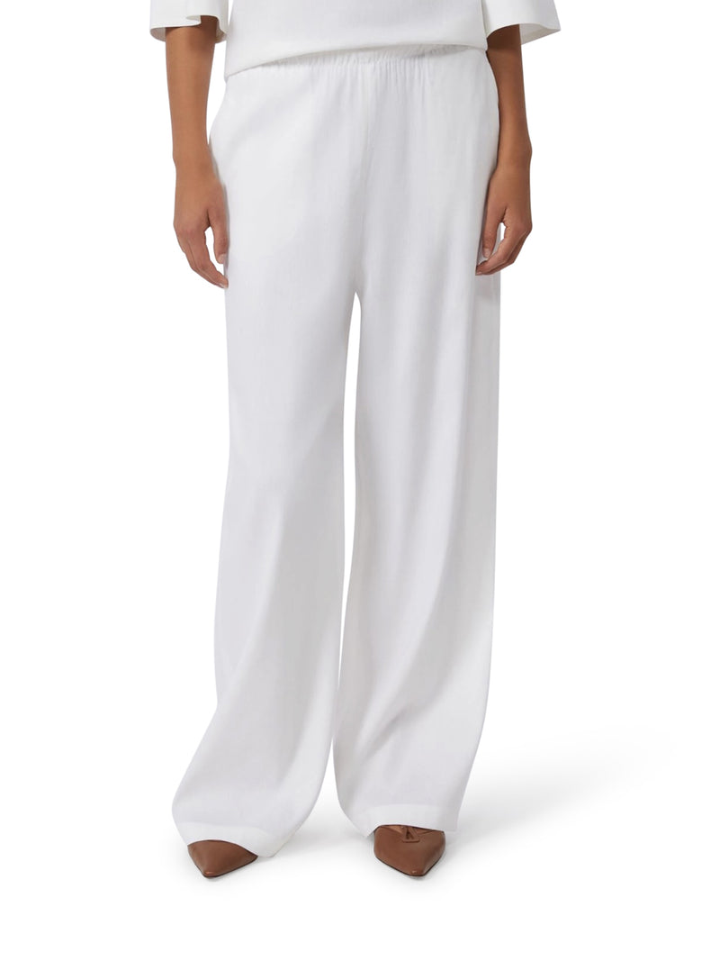 DESTINY TROUSERS IN LINEN BLEND CANVAS