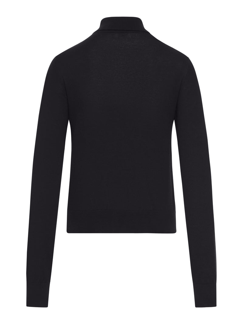 COTTON POLO SHIRT WITH TRIOMPHE LOGO