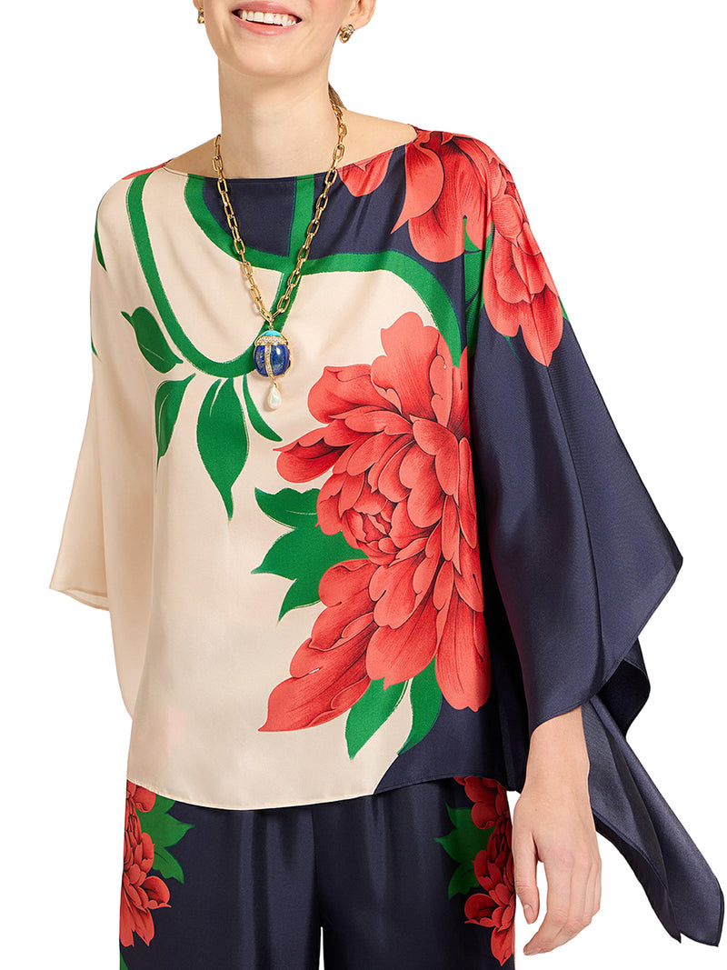 SILK TWILL TOP