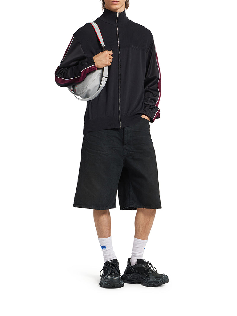 TRIPLE S 2 SNEAKER IN BLACK/DARK GREY