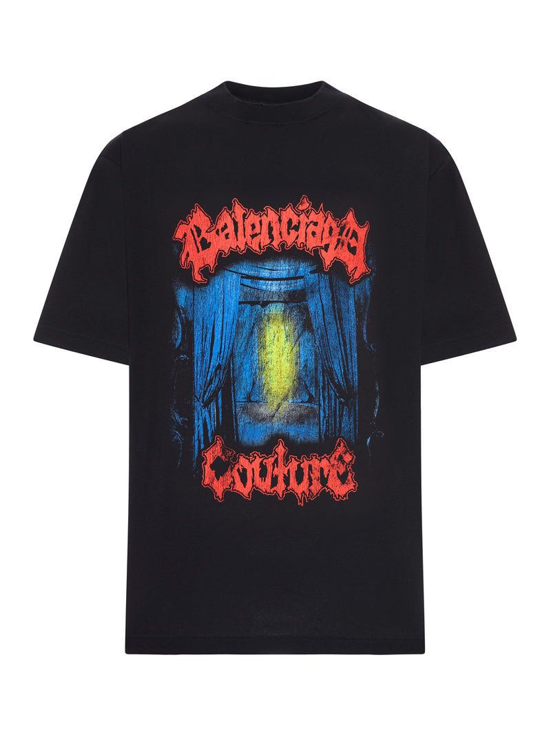 SALON DE COUTURE MEDIUM FIT T-SHIRT IN BLACK