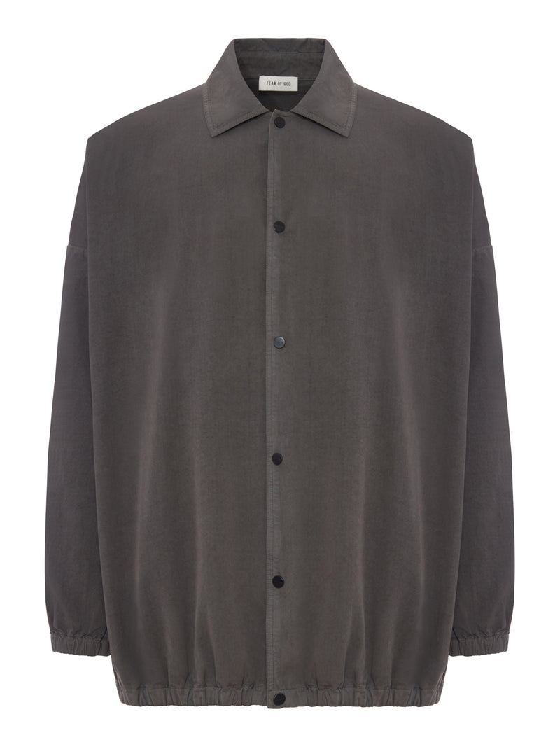 OVERSIZED COTTON JACKET WITH PRINT