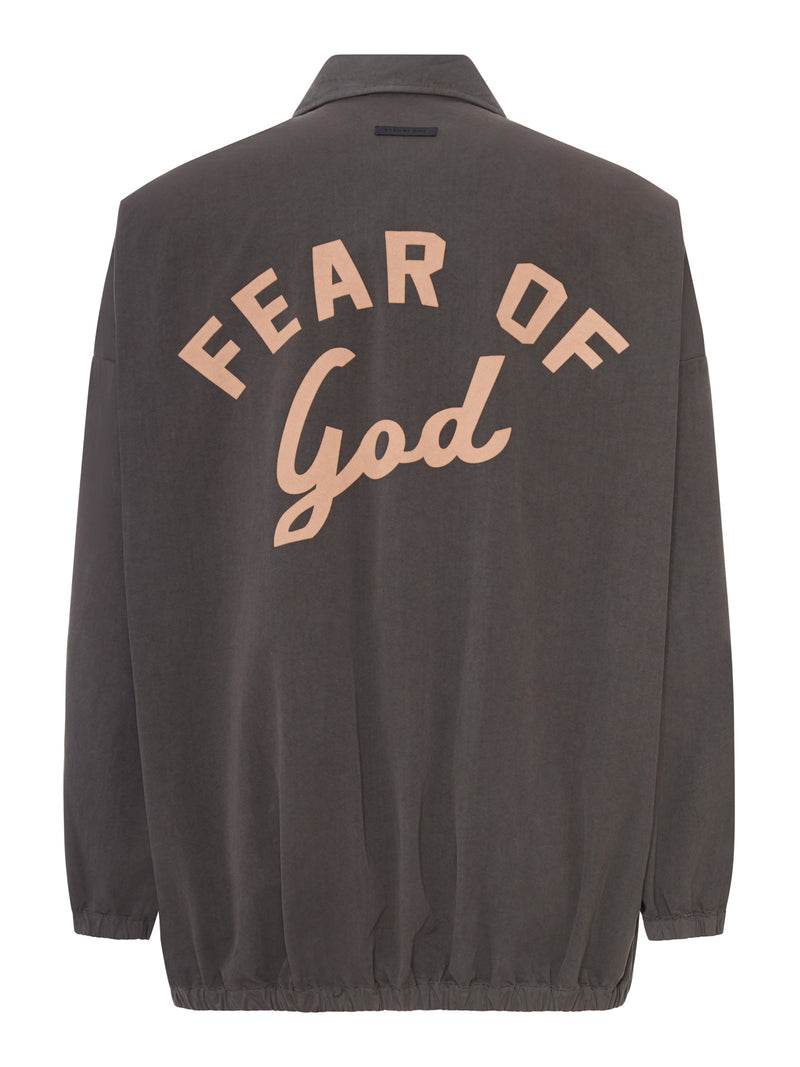 OVERSIZED COTTON JACKET WITH PRINT