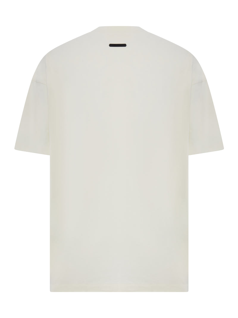 90`S SHORT SLEEVED COTTON T-SHIRT
