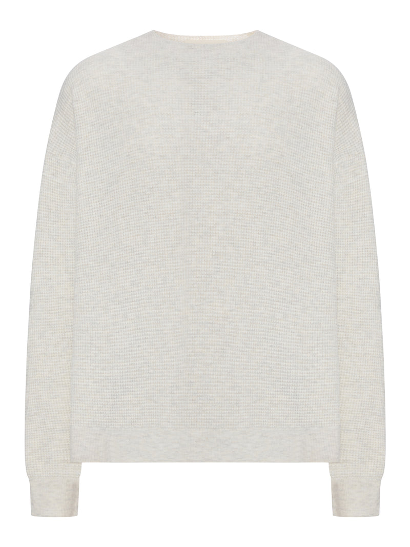 SIGNATURE WAFFLE 90S CREWNECK SWEATER