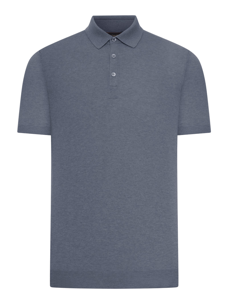 SHORT-SLEEVED COTTON TENNIS POLO