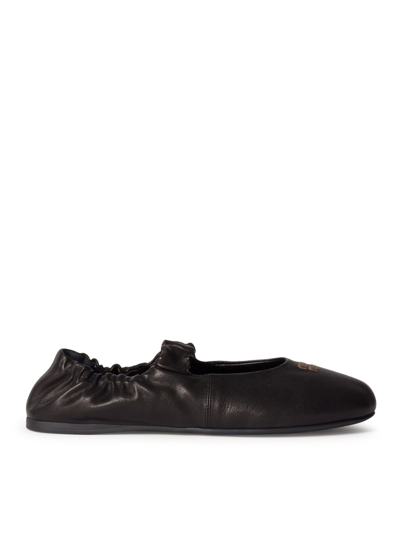NAPPA RUCHED BALLET FLATS