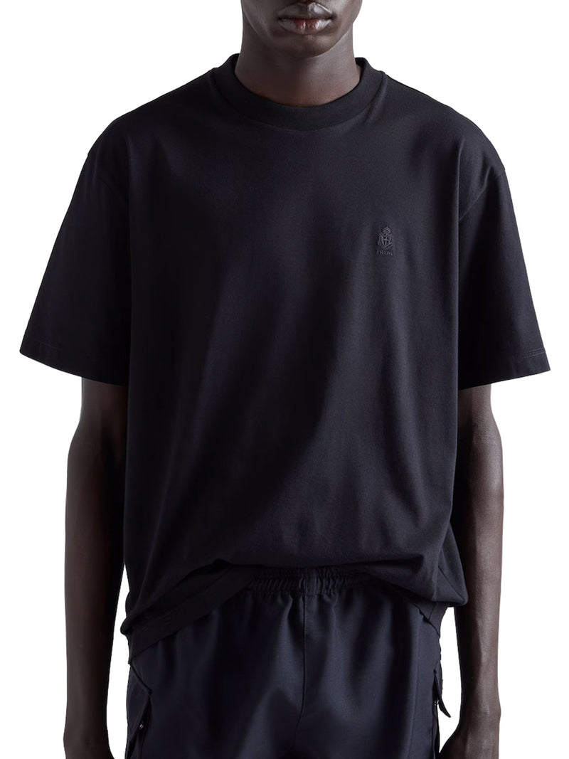 COTTON T-SHIRT WITH EMBROIDERED LOGO