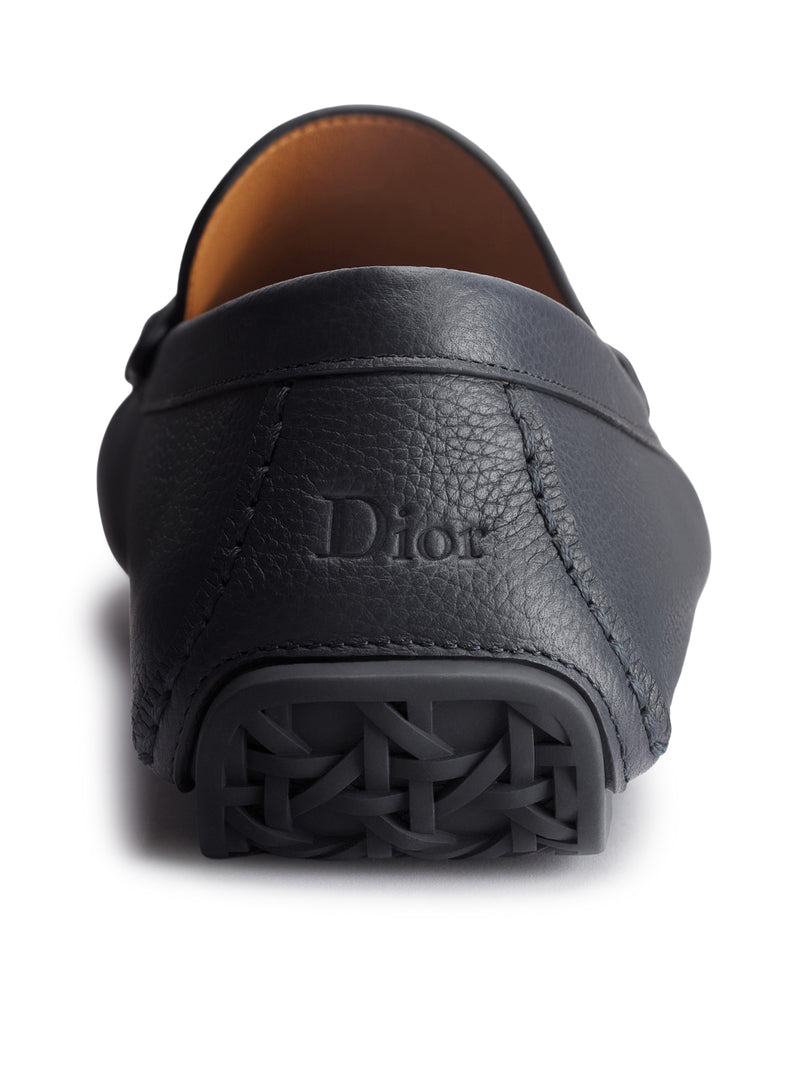 ROADIE LOAFERS IN BLUE GRAINED CALFSKIN