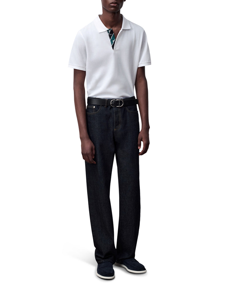 DIOR REGIMENTAL POLO SHIRT, REGULAR FIT
