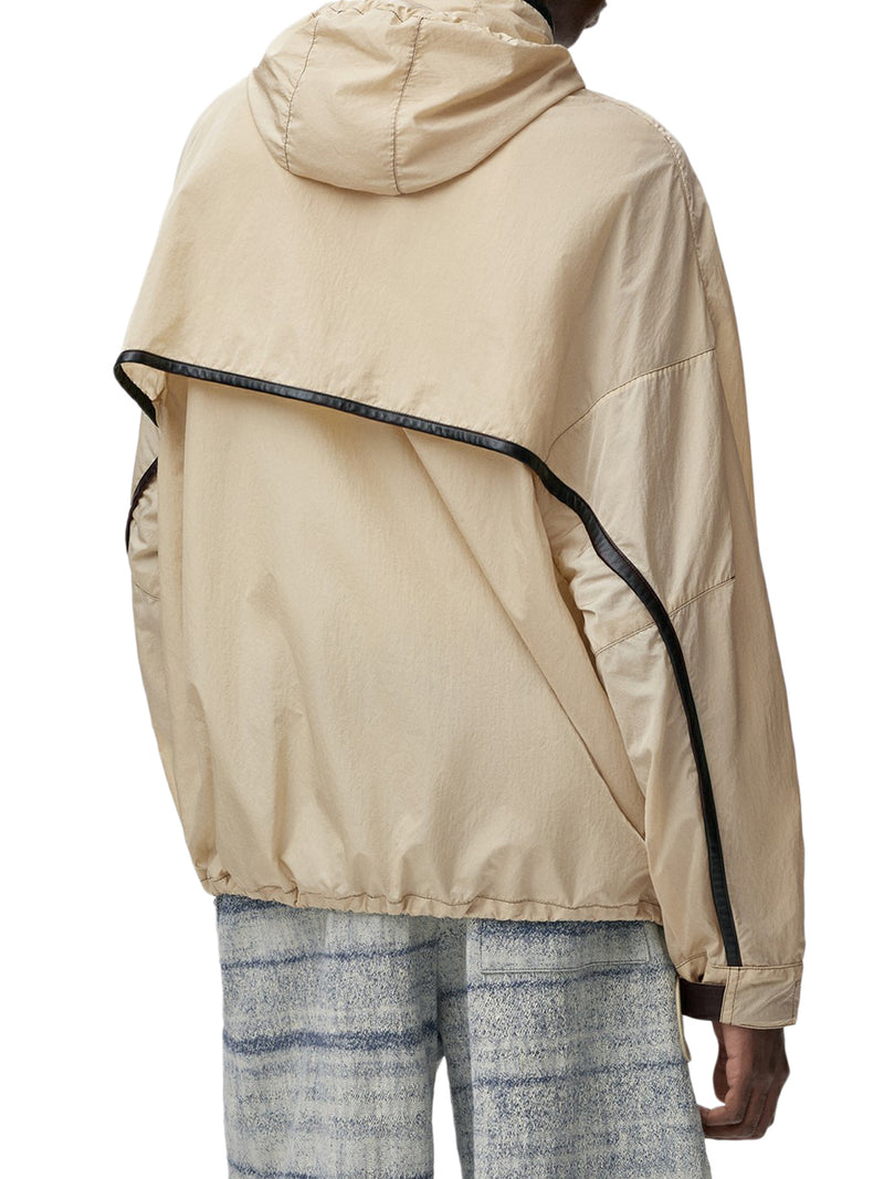 HOODED JACKET IN TECHNICAL FABRIC