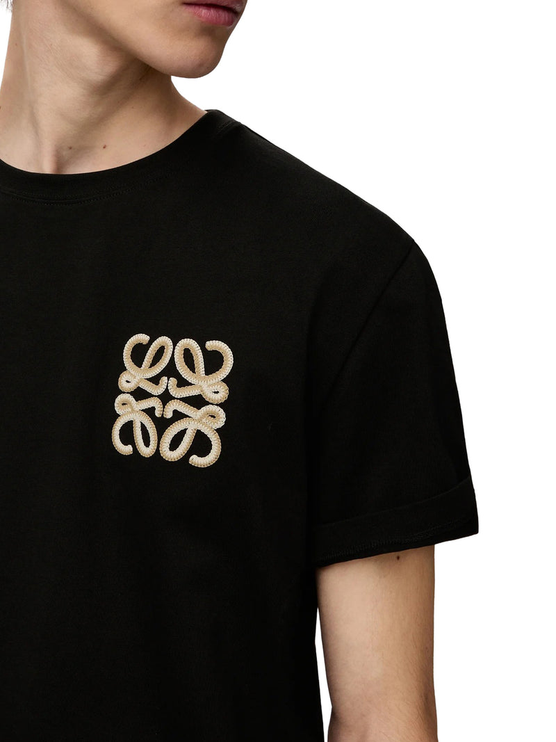 T-SHIRT WITH ANAGRAM EMBROIDERY