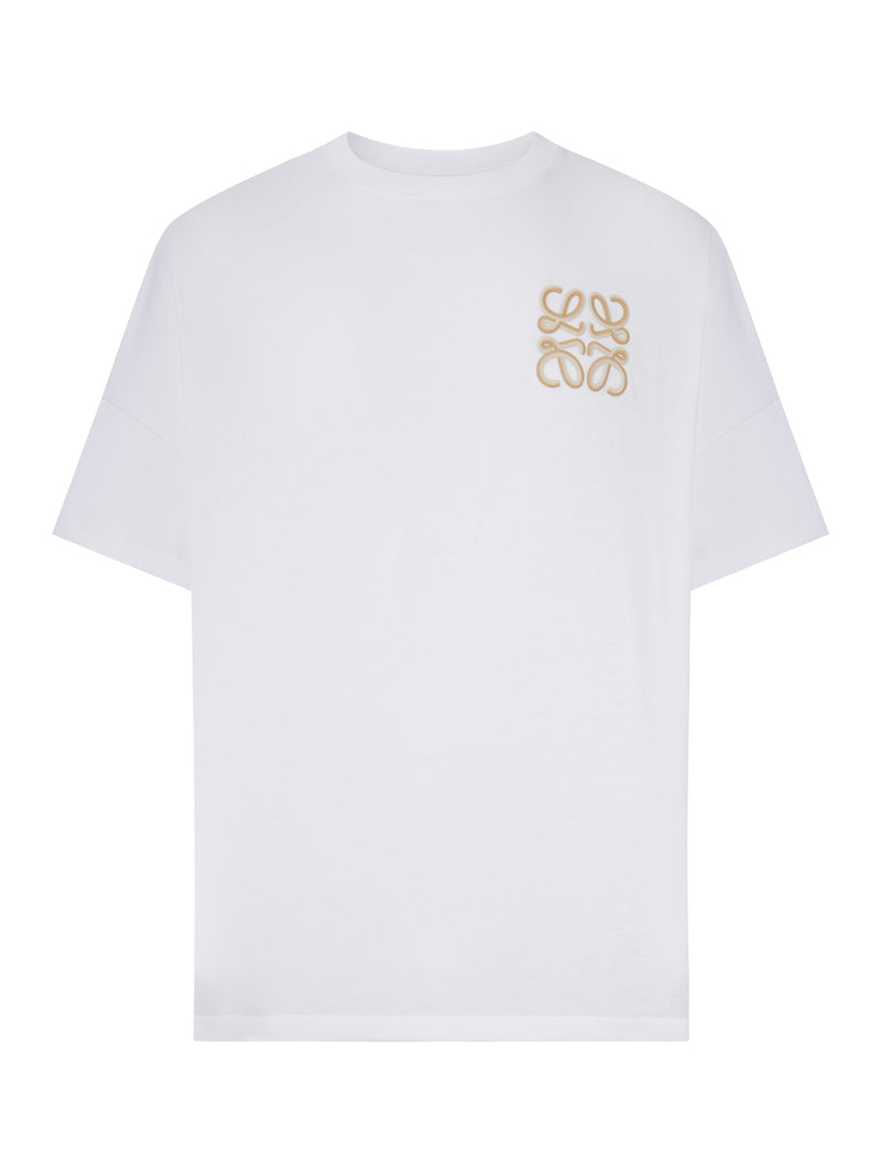 T-SHIRT WITH ANAGRAM EMBROIDERY