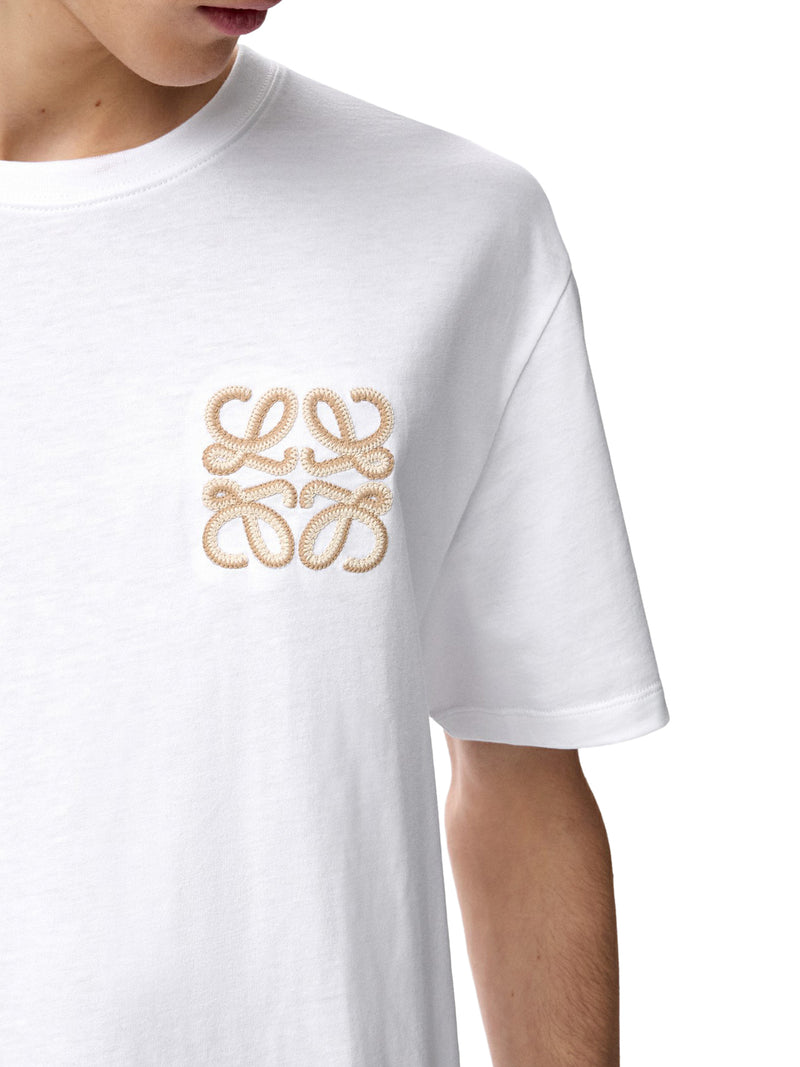 T-SHIRT WITH ANAGRAM EMBROIDERY
