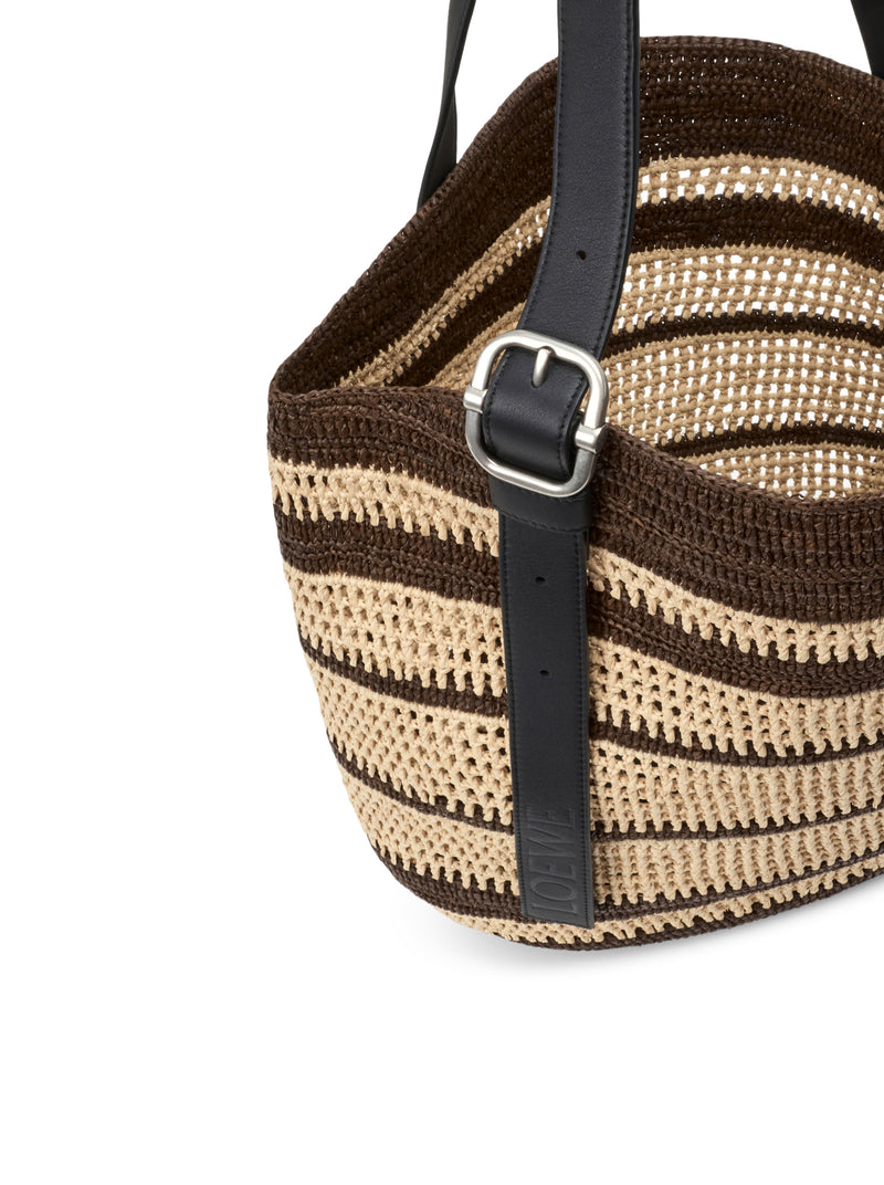 LOOP BASKET BAG IN RAFFIA
