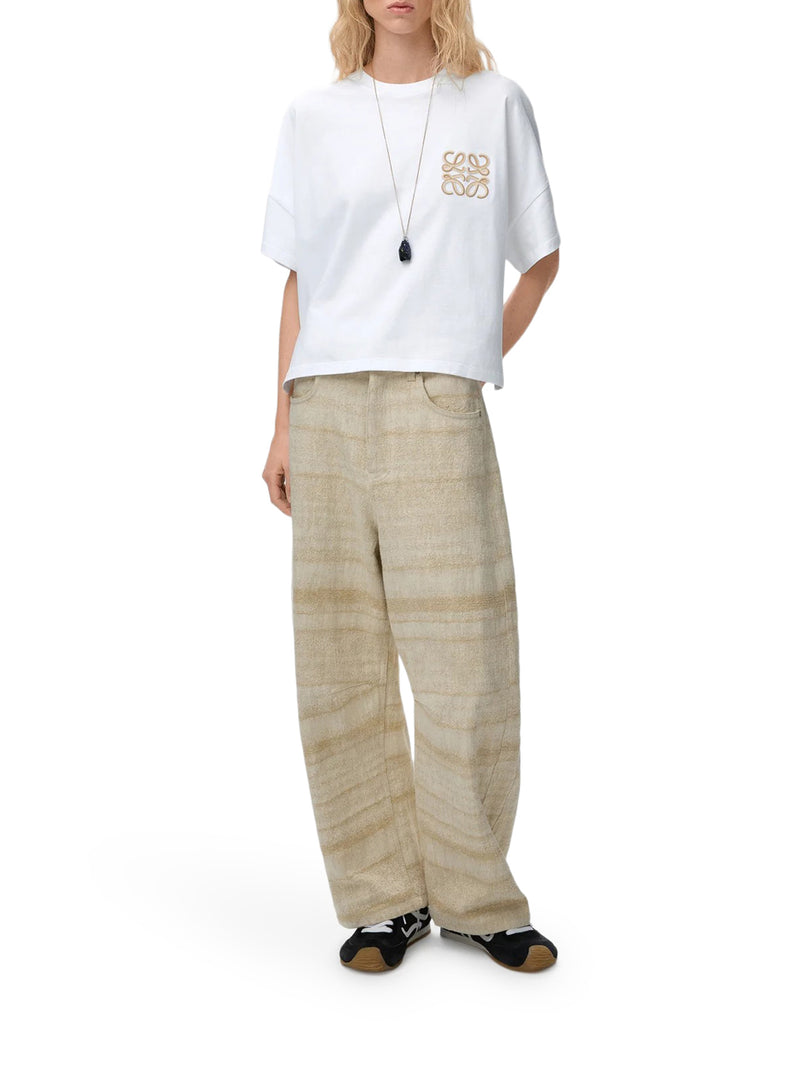 COTTON T-SHIRT WITH A BOXY FIT