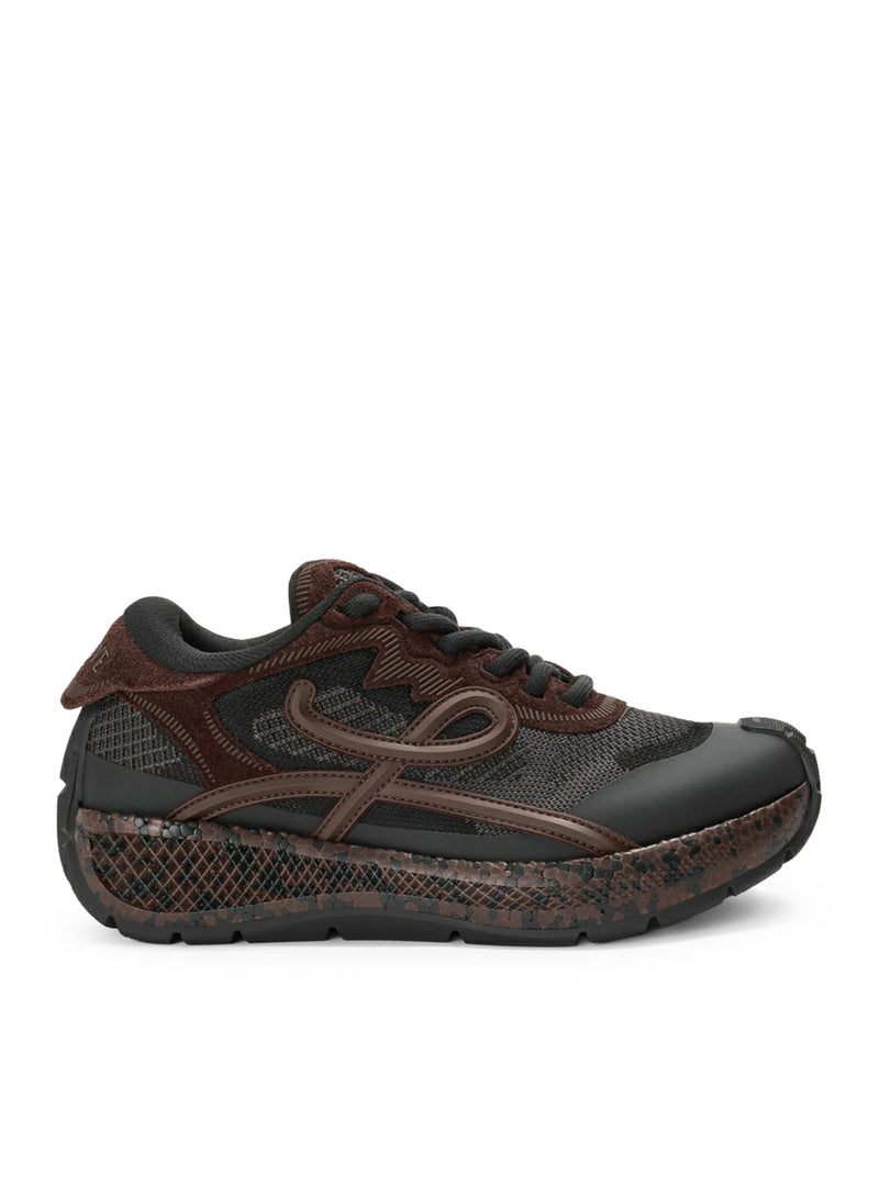 POGO SNEAKERS IN TECHNICAL KNIT AND SUEDE