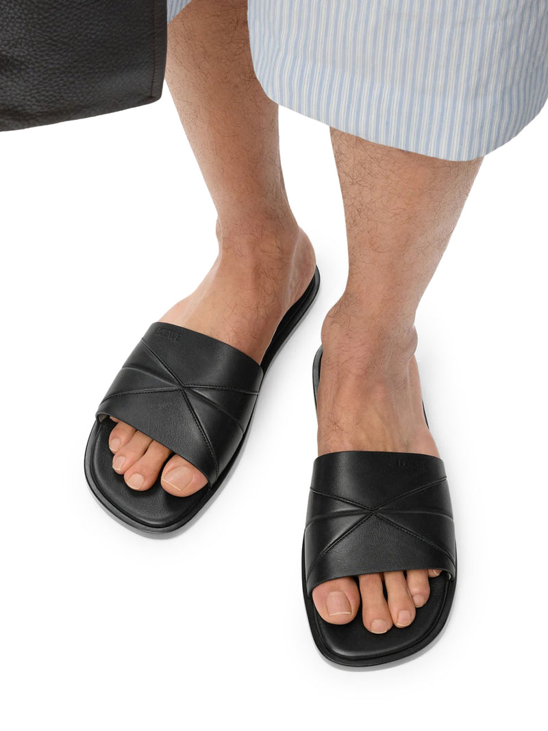 ORIGAMI SLIDES IN SOFT CALFSKIN