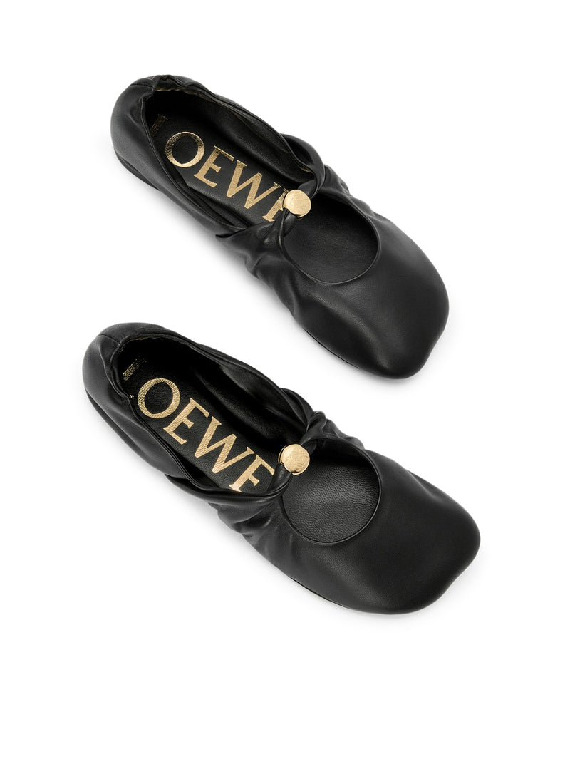 PEBBLE BALLERINAS IN LAMBSKIN NAPPA