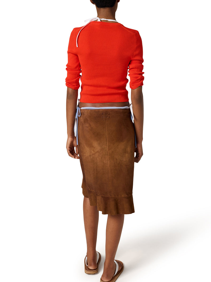 CREW NECK COTTON SWEATER