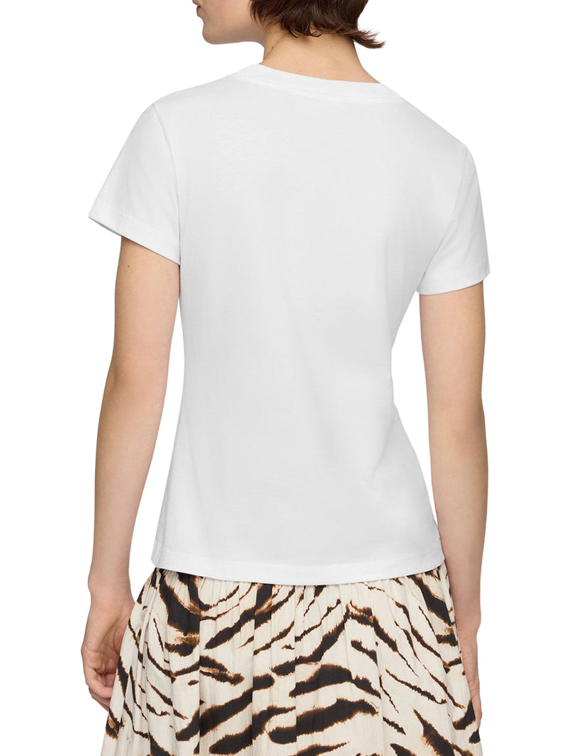 ORGANIC COTTON T-SHIRT WITH FRONT PRINT