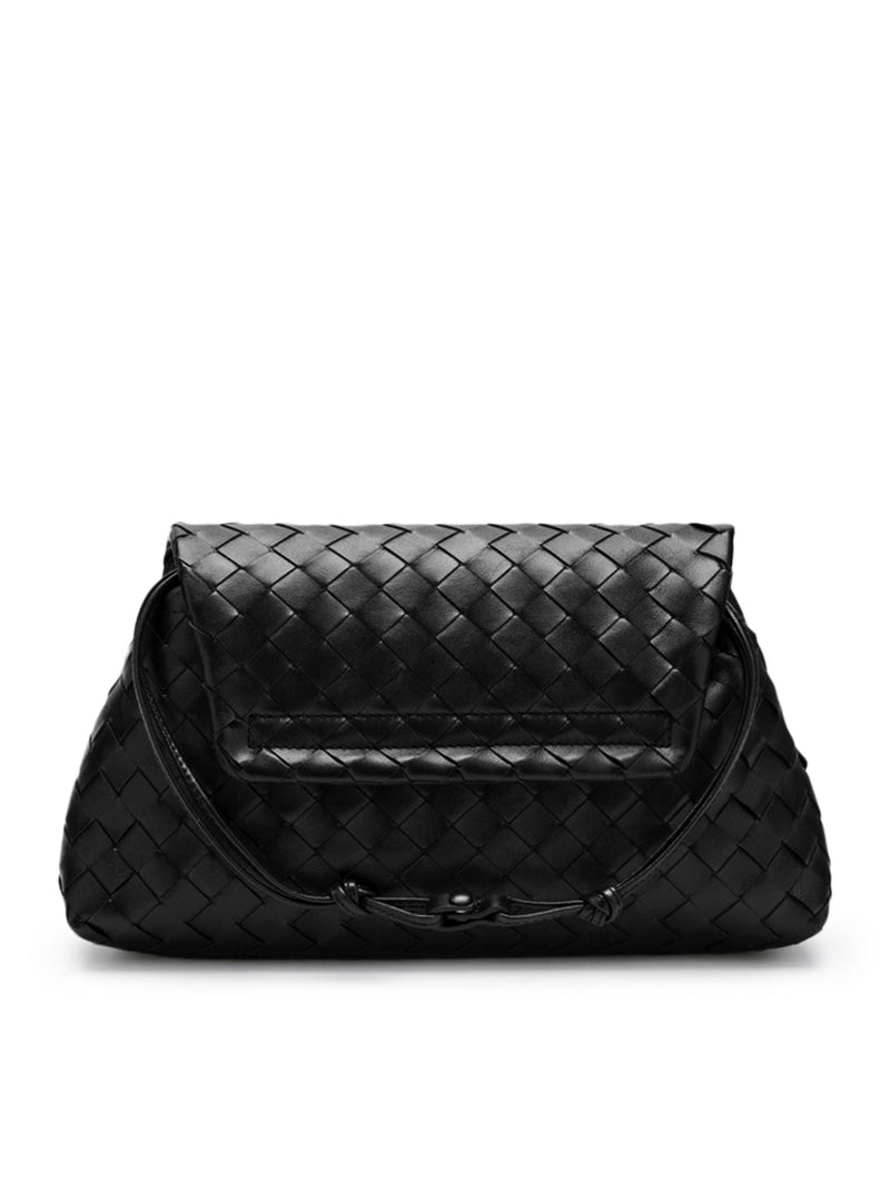 WOVEN LEATHER POUCH