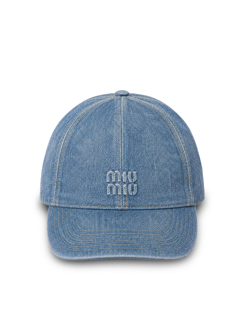 WASHED DENIM BASEBALL CAP