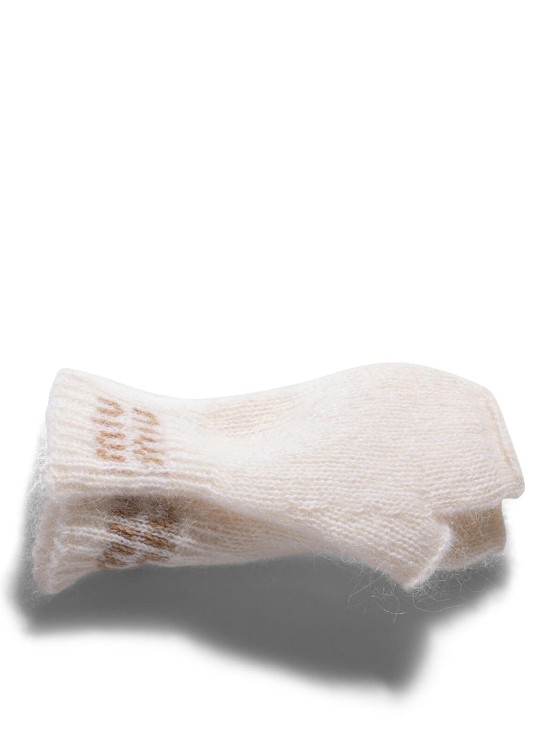 STRETCH MOHAIR BLEND GLOVES
