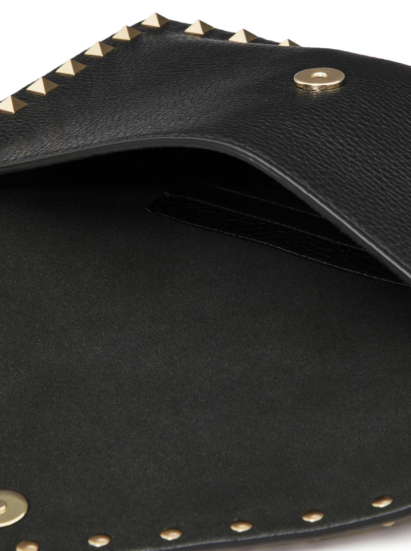 ROCKSTUD POUCH IN CALFSKIN