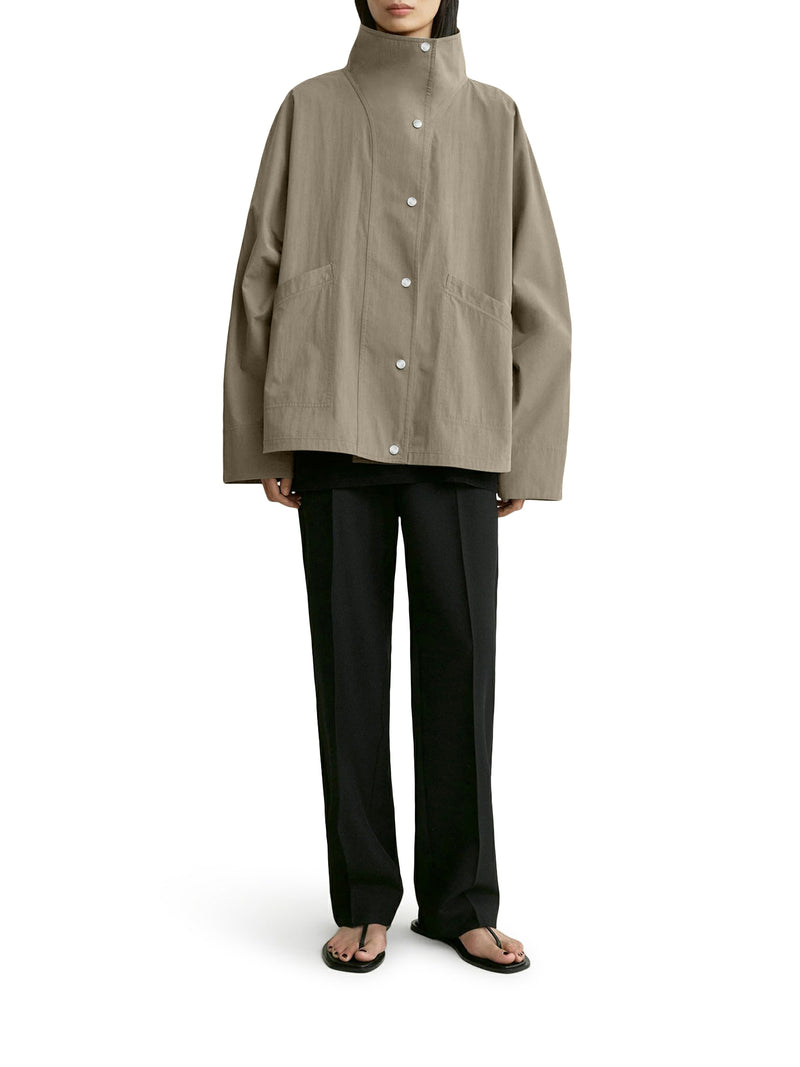 COTTON BLEND PARACHUTE JACKET