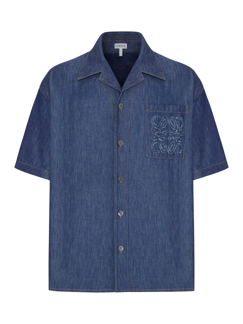 LIGHTWEIGHT COTTON CHAMBRAY SHIRT