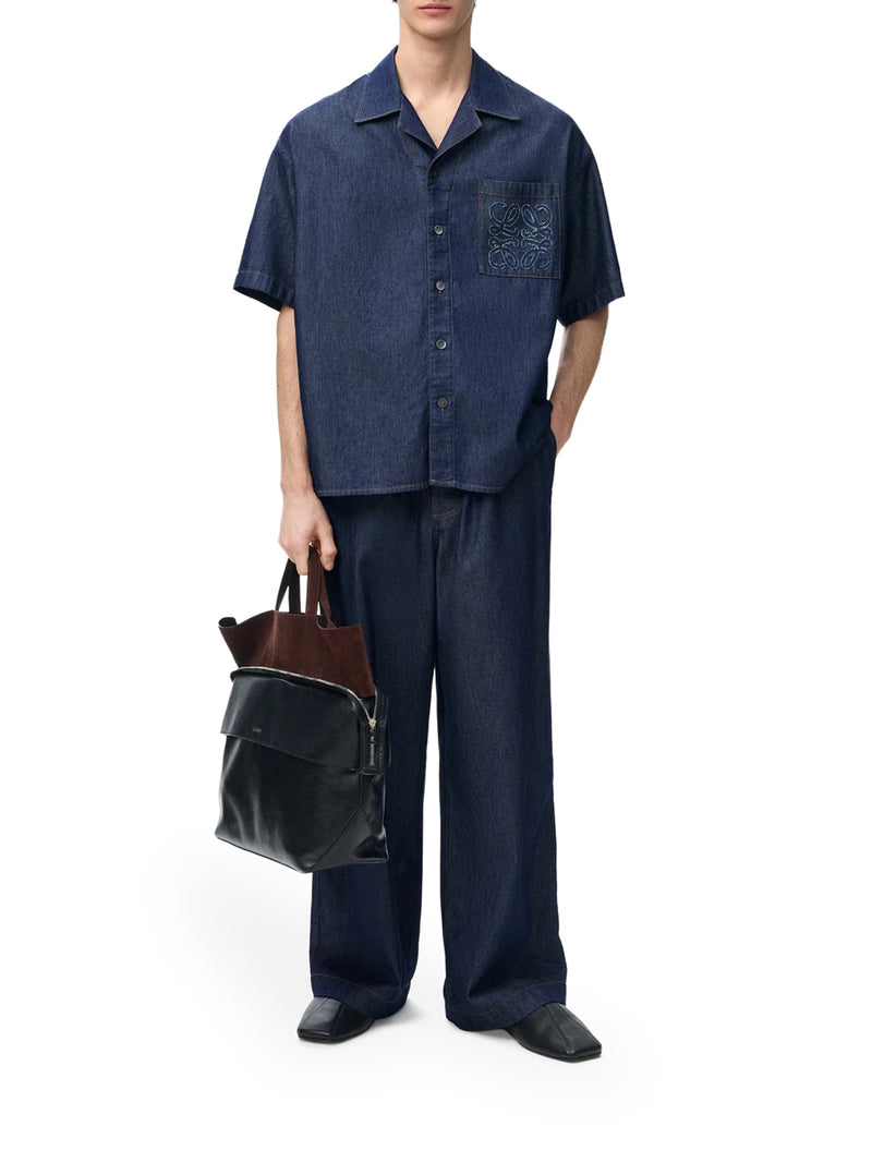 LIGHTWEIGHT COTTON CHAMBRAY SHIRT