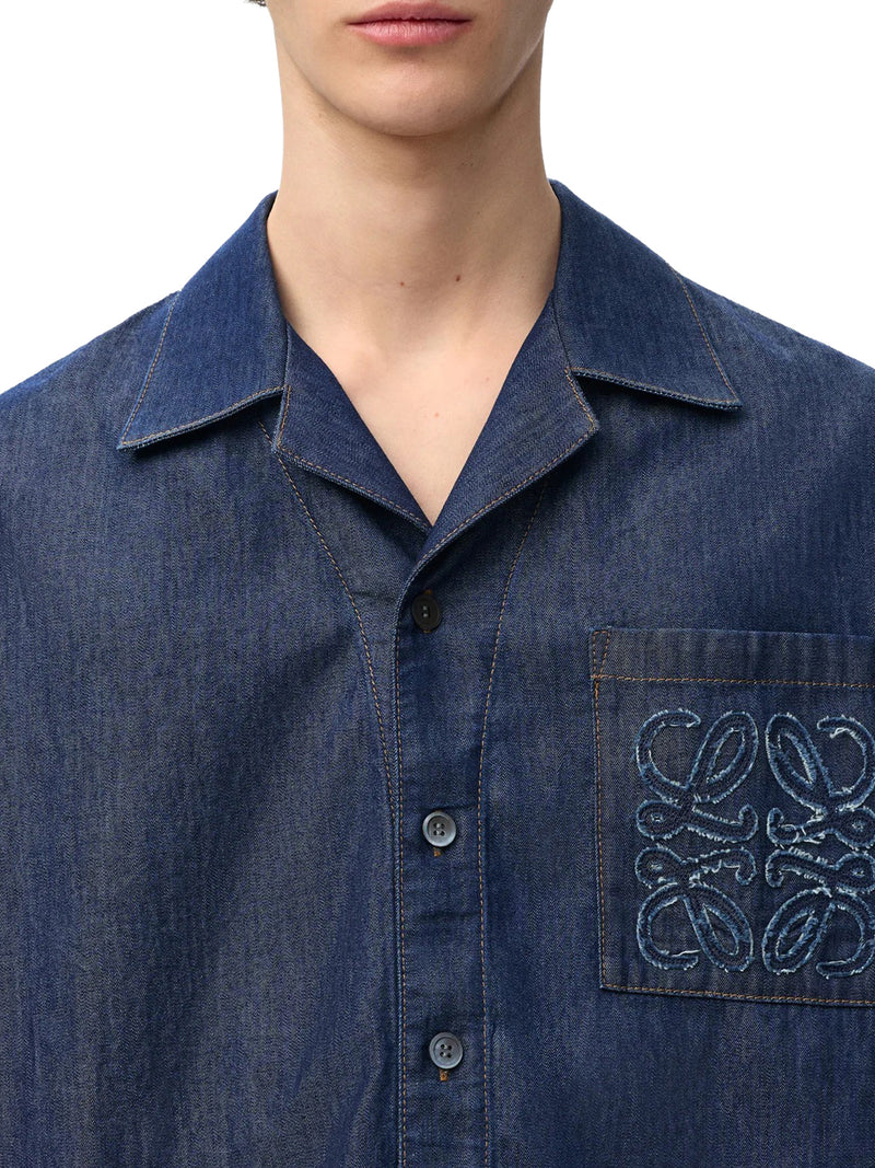 LIGHTWEIGHT COTTON CHAMBRAY SHIRT