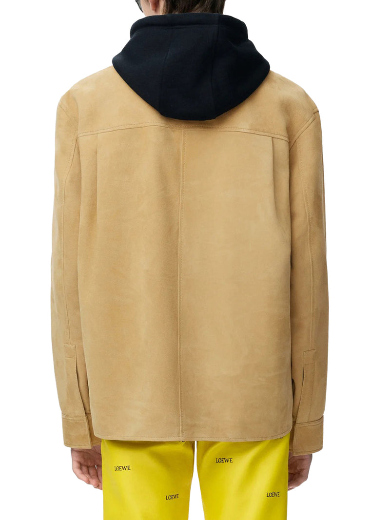 SUEDE LAMBSKIN OVERSHIRT