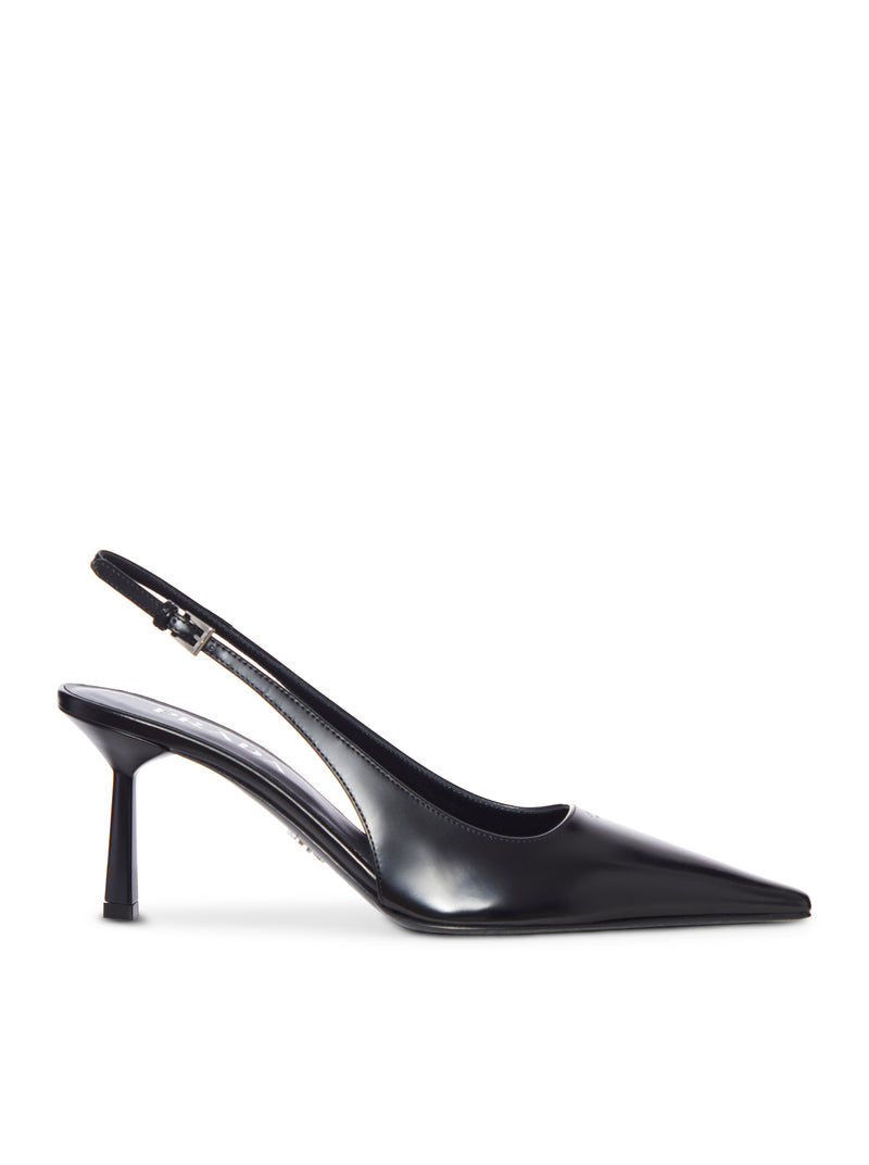 LEATHER SLINGBACK PUMP