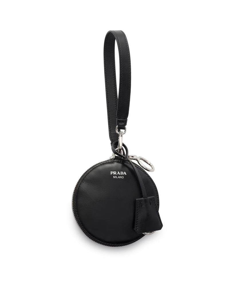 FOLDABLE MINI BAG IN RE-NYLON AND LEATHER