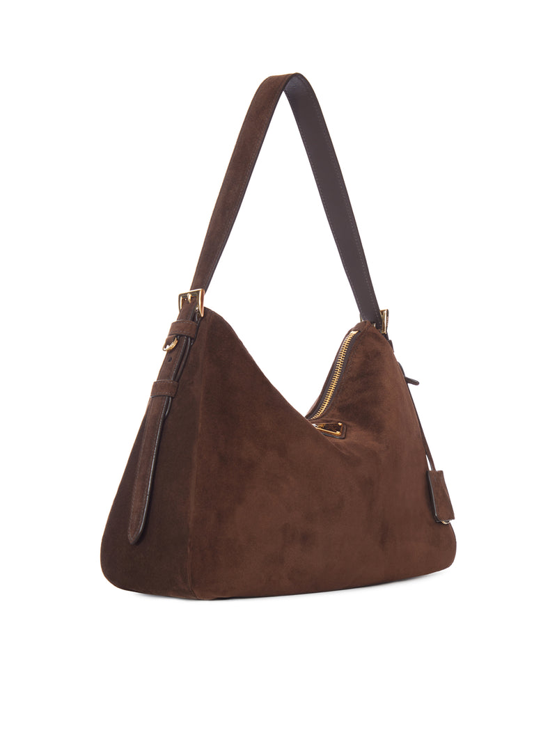 SUEDE SHOULDER BAG