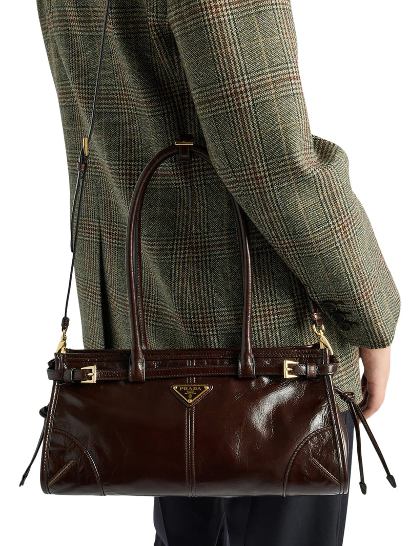 PRADA BONNIE MEDIUM LEATHER HANDBAG
