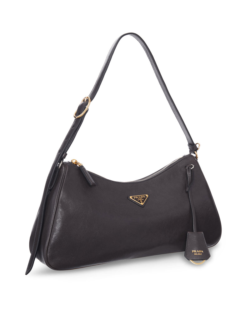 PRADA AIMÉE LEATHER SHOULDER BAG