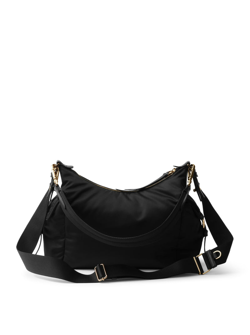 PRADA EXPLORE LARGE RE-NYLON AND LEATHER BAG