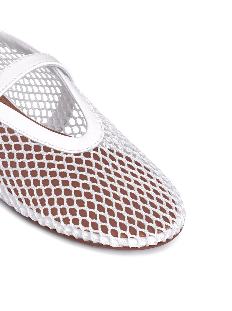 FLAT MESH BALLERINAS