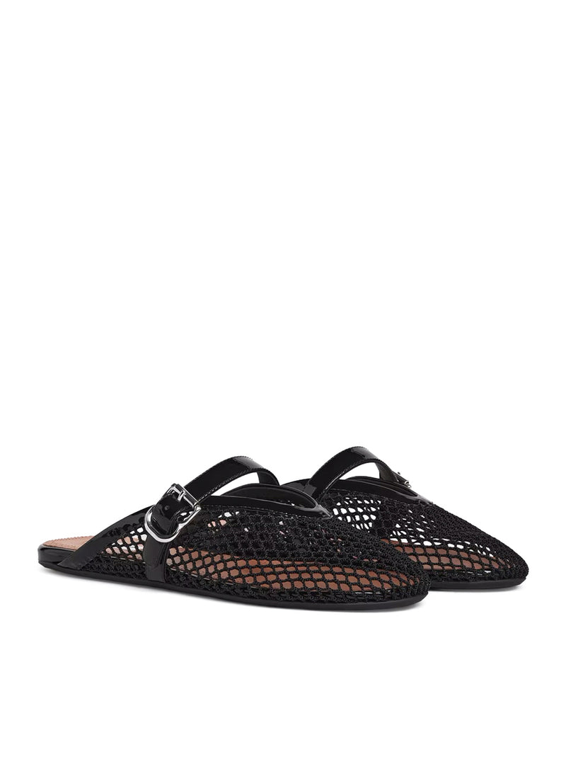 FISHNET FLAT MULES