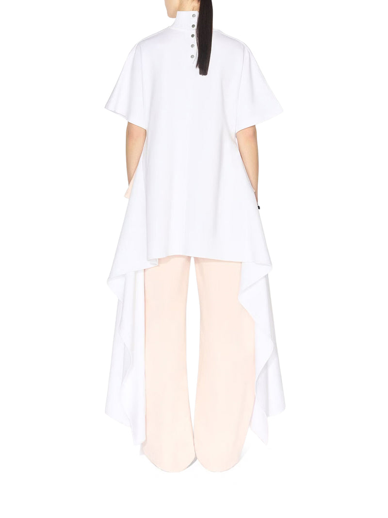 ASYMMETRIC COTTON JERSEY T-SHIRT