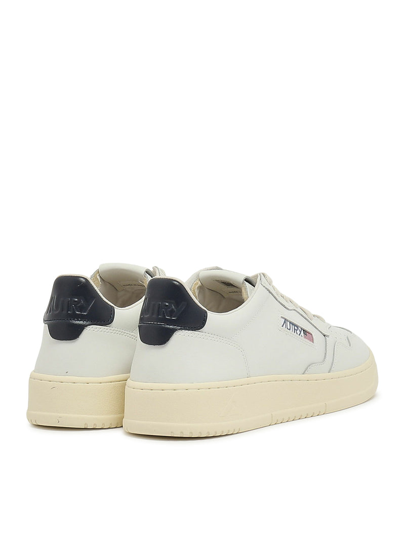 MEDALIST LOW SNEAKERS IN WHITE LEATHER AND SPACE