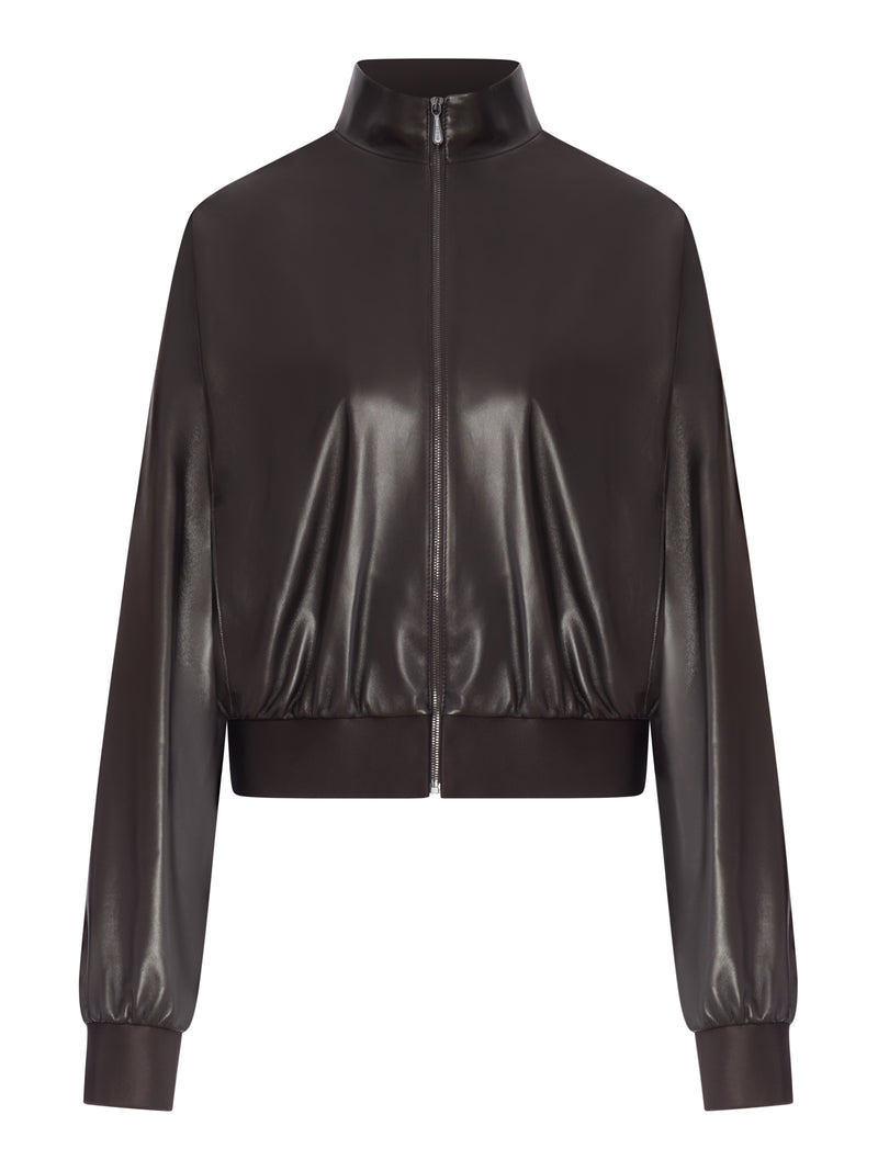 BOMBER JACKET IN SOFT NAPPA