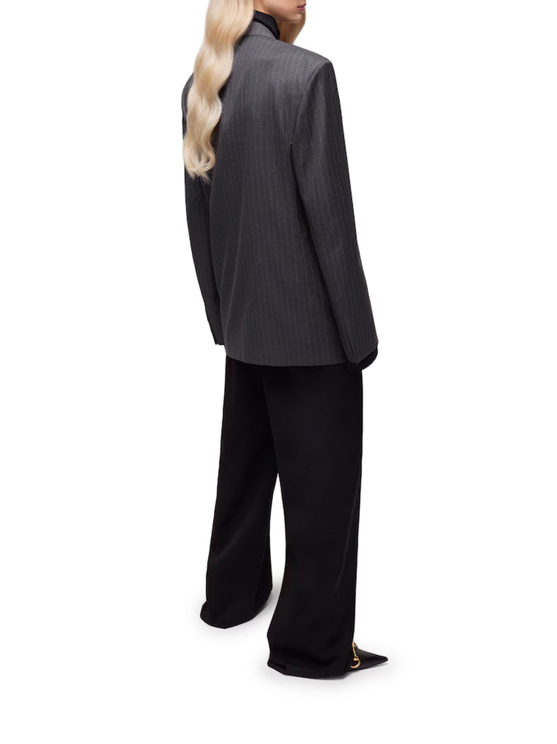 PINSTRIPED WOOL JACKET